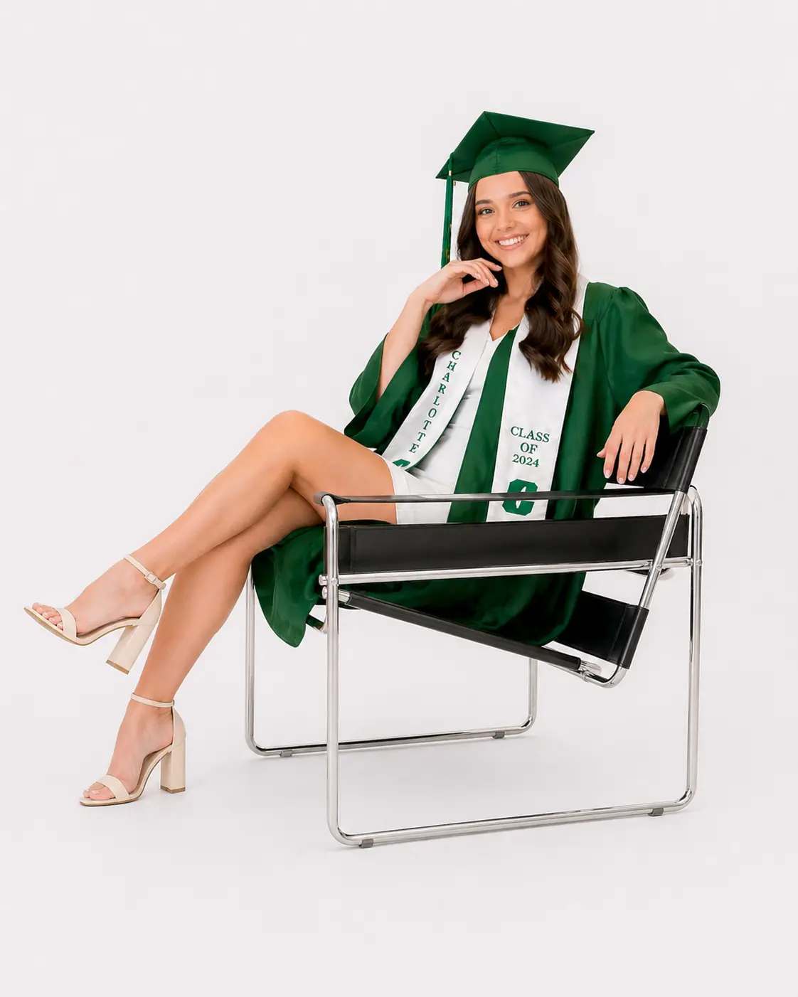 The Main Character Frame senior picture example