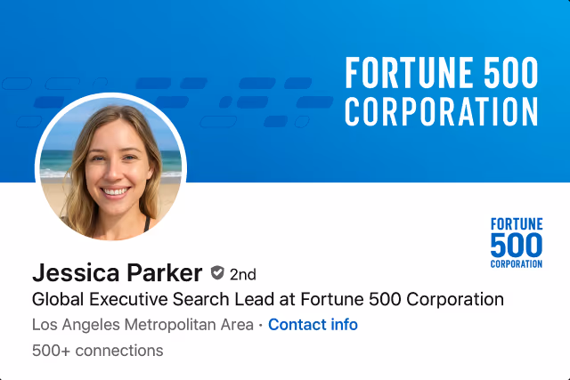 Vacation photos — inconsistent employee profile example